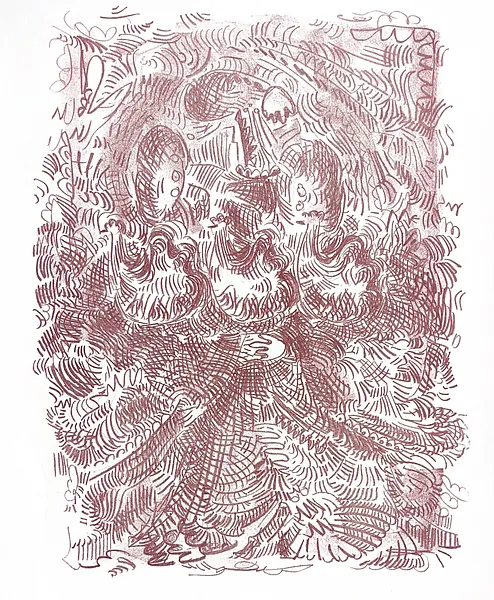 Image of Lithography Birds  by Notuko , size: 40x50, Graphics medium, from Rivne , priced at €70 Photo 1 of 3.