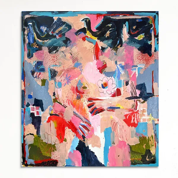 Image of flower by Notuko , size: 115x125, made of Acrylic on canvas , Painting medium, from Rivne , priced at €1800