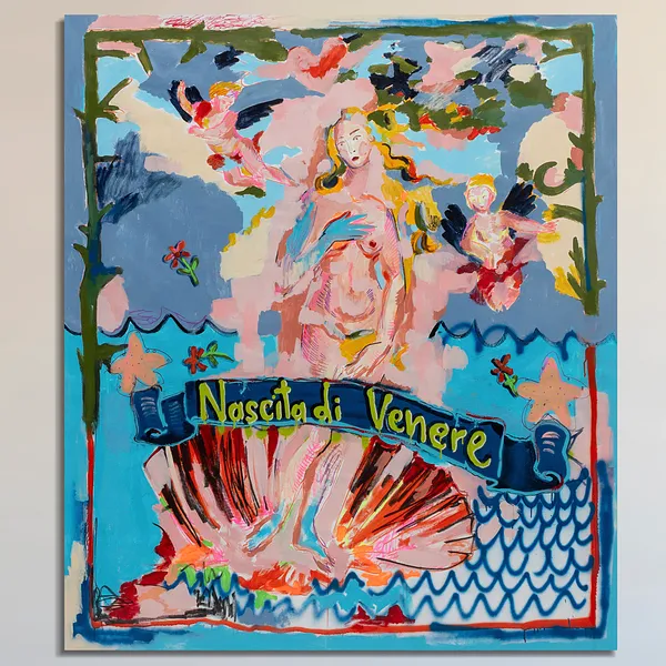 Image of Venus by Notuko , size: 155x180, made of acrylic on canvas, Painting medium, from Kyiv/Ukraine , part of the myths series, priced at €4000