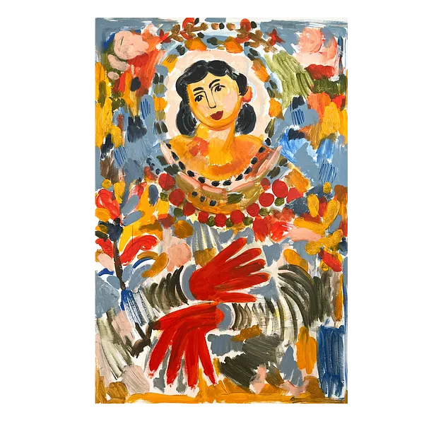 Image of Ukrainian icon  by Notuko , size: 60x 90, made of acrylic on canvas , Painting medium, from Rivne Ukraine , priced at €550