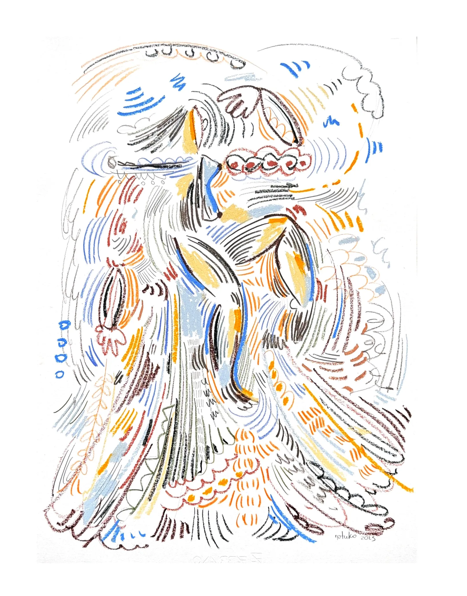 Image of dance  by Notuko , size: 50x70, made of soft materials , Graphics medium, from Rivne Ukraine , priced at €300