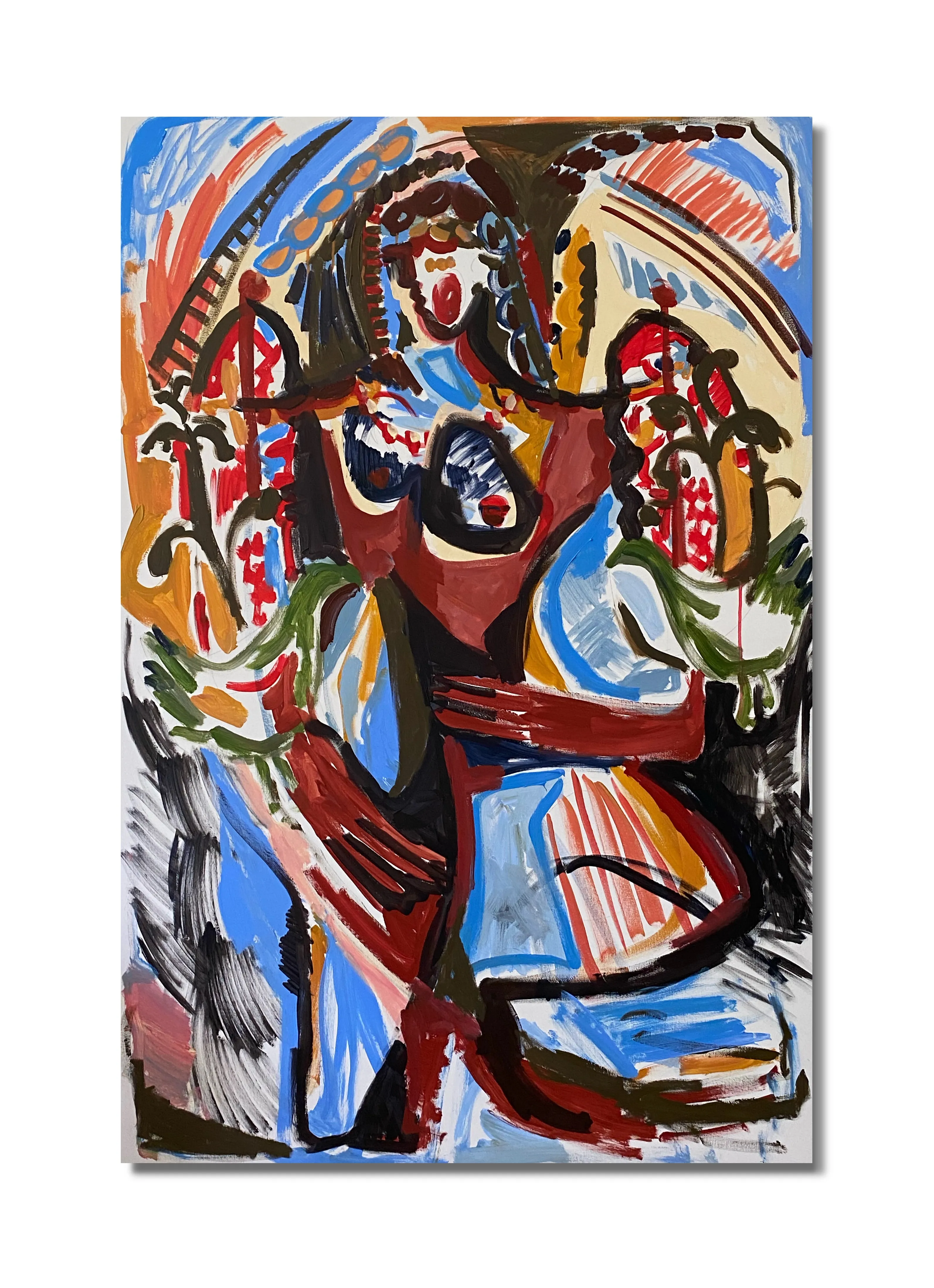 Image of birds by Notuko , size: 120x160, made of Acrylic on canvas , Painting medium, from Rivne , part of the birds series, priced at €2100