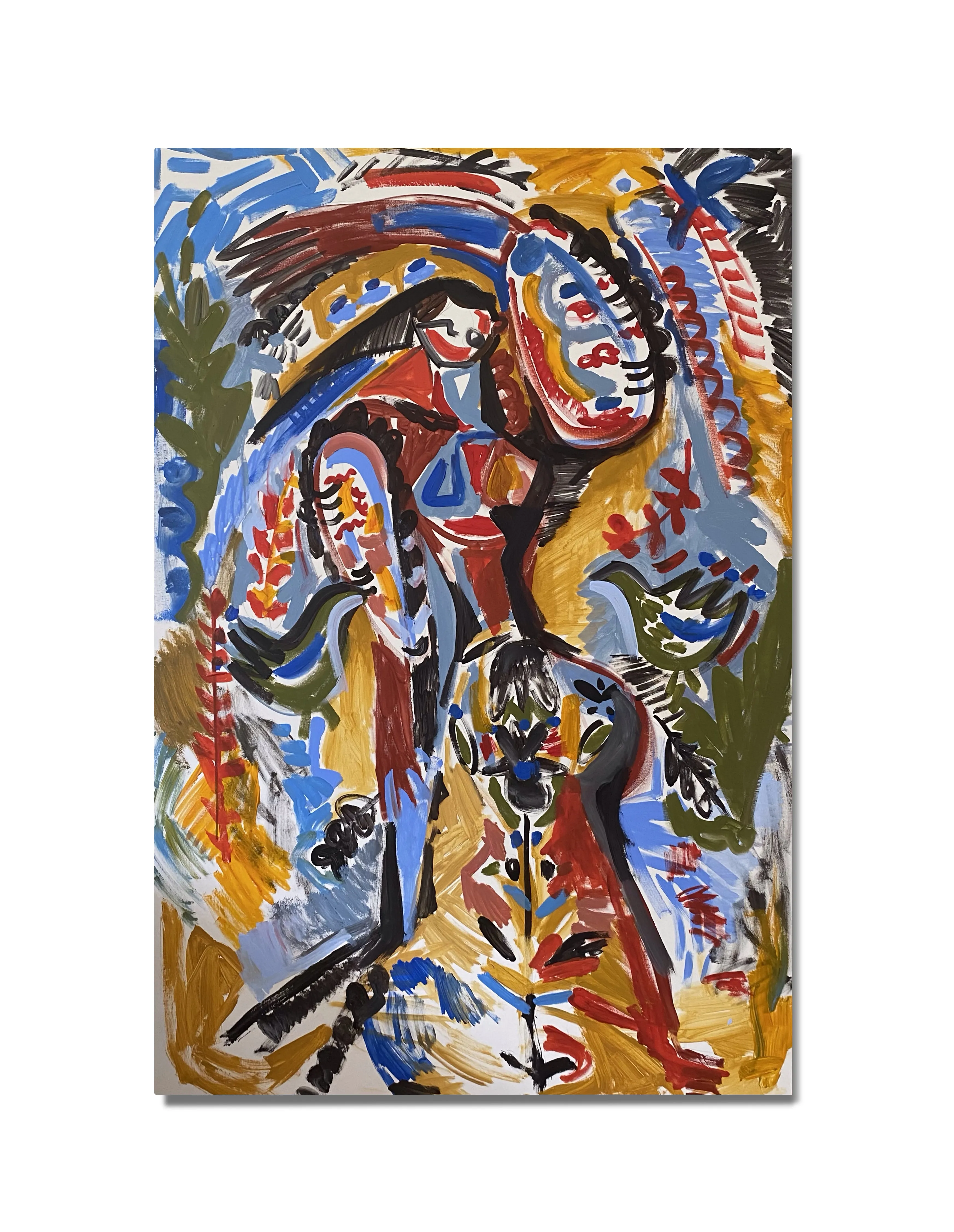 Image of Ukrainian  by Notuko , size: 120x160, made of Acrylic on canvas , Painting medium, from Rivne , part of the birds series, priced at €2100