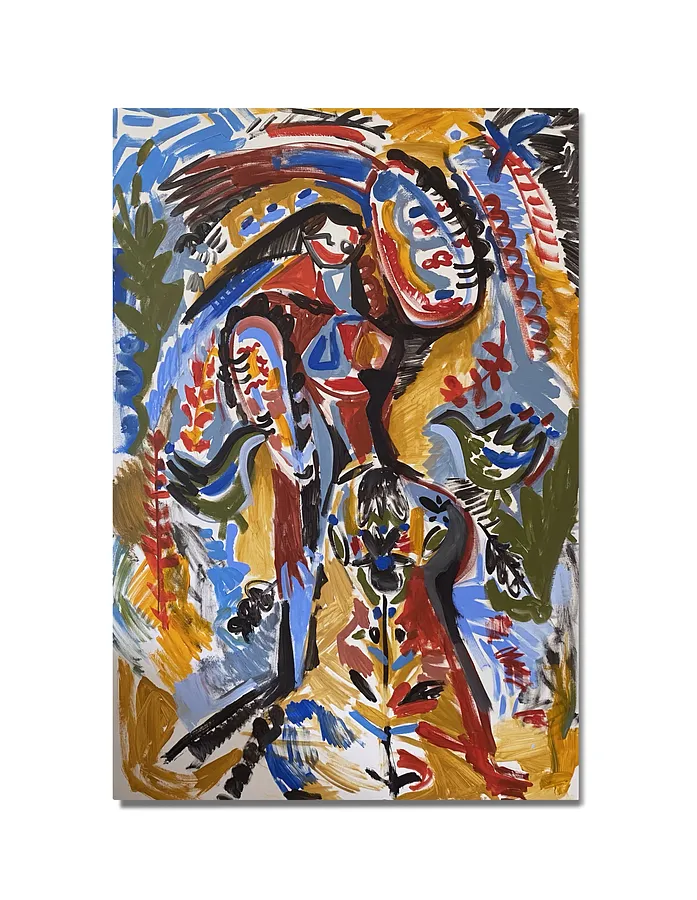 Image of Ukrainian  by Notuko , size: 120x160, made of Acrylic on canvas , Painting medium, from Rivne , part of the birds series, priced at €2100