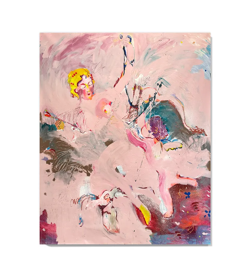 Image of Diana by Notuko , size: 150х190, made of Mixed media on canvas, Painting medium, from Rivne , part of the myths series, priced at €3900